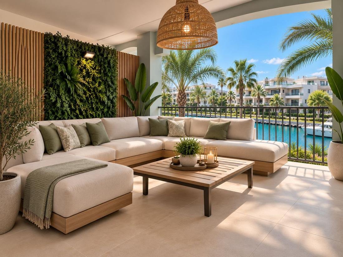 Frontline apartment with marina and sea views, photo 1