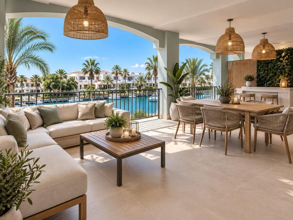 Frontline apartment with marina and sea views, photo 2